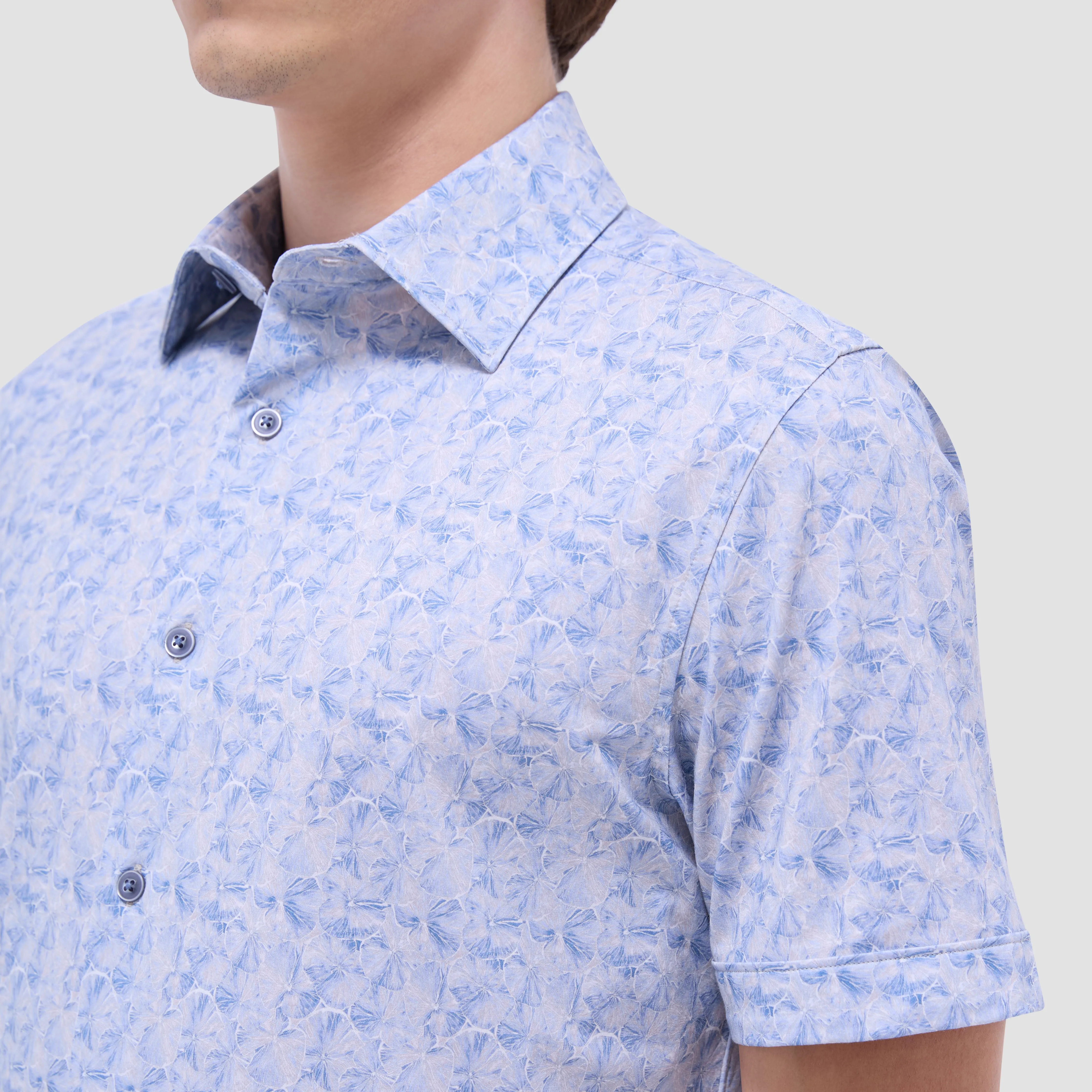 Miles Floral OoohCotton Short-Sleeve Shirt