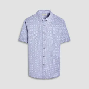Miles Geometric OoohCotton Short-Sleeve Shirt