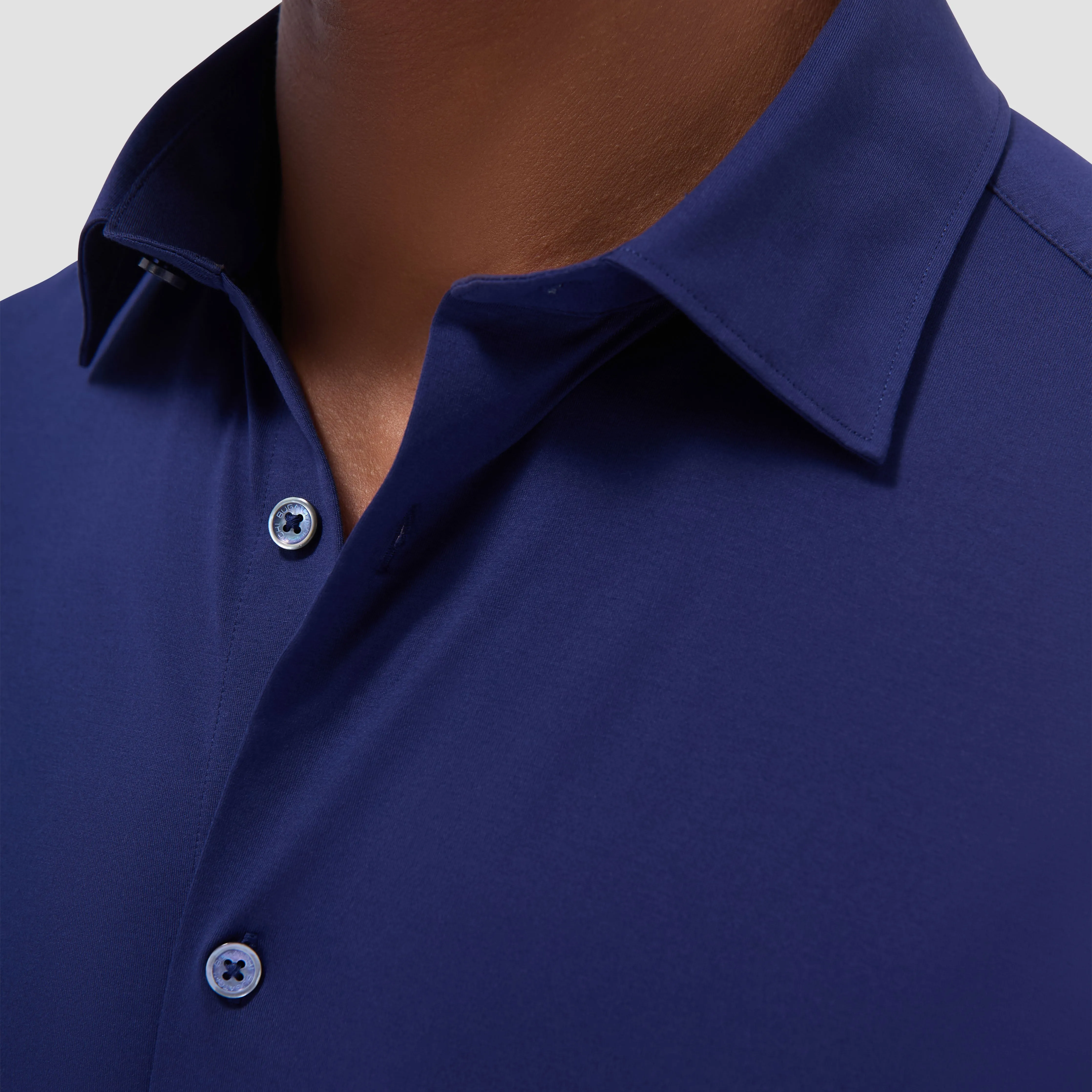 Miles Solid OoohCotton Short Sleeve Shirt