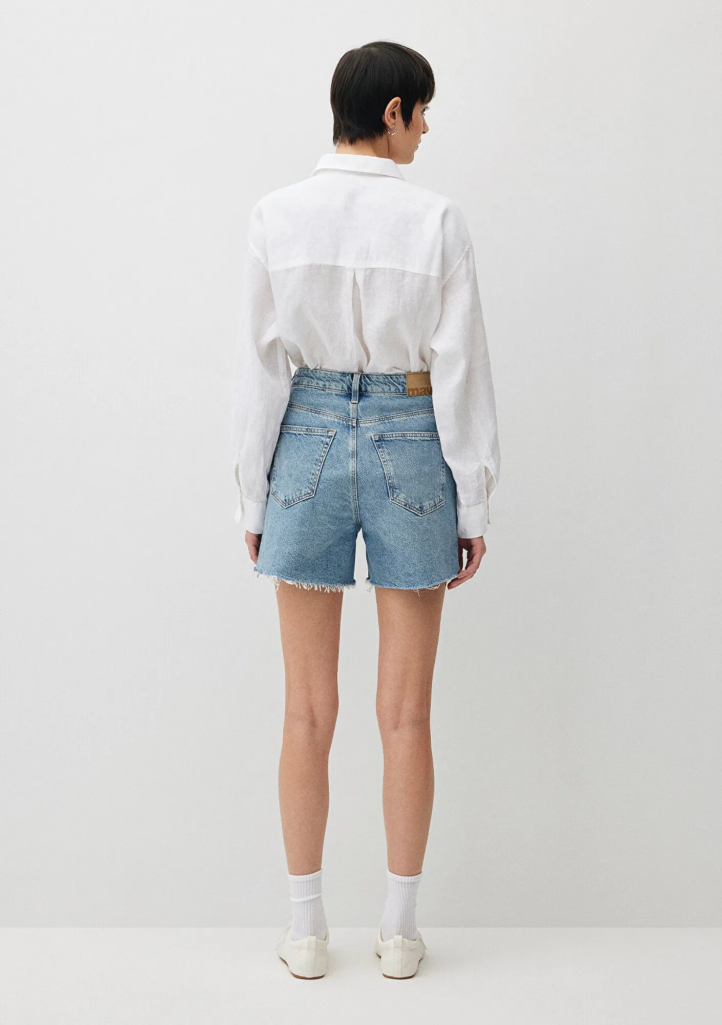 Millie Shaded Denim Jean Shorts