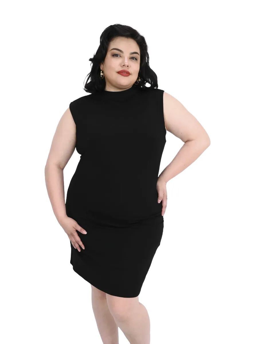 Mock Neck Mini Dress FOXBLOOD