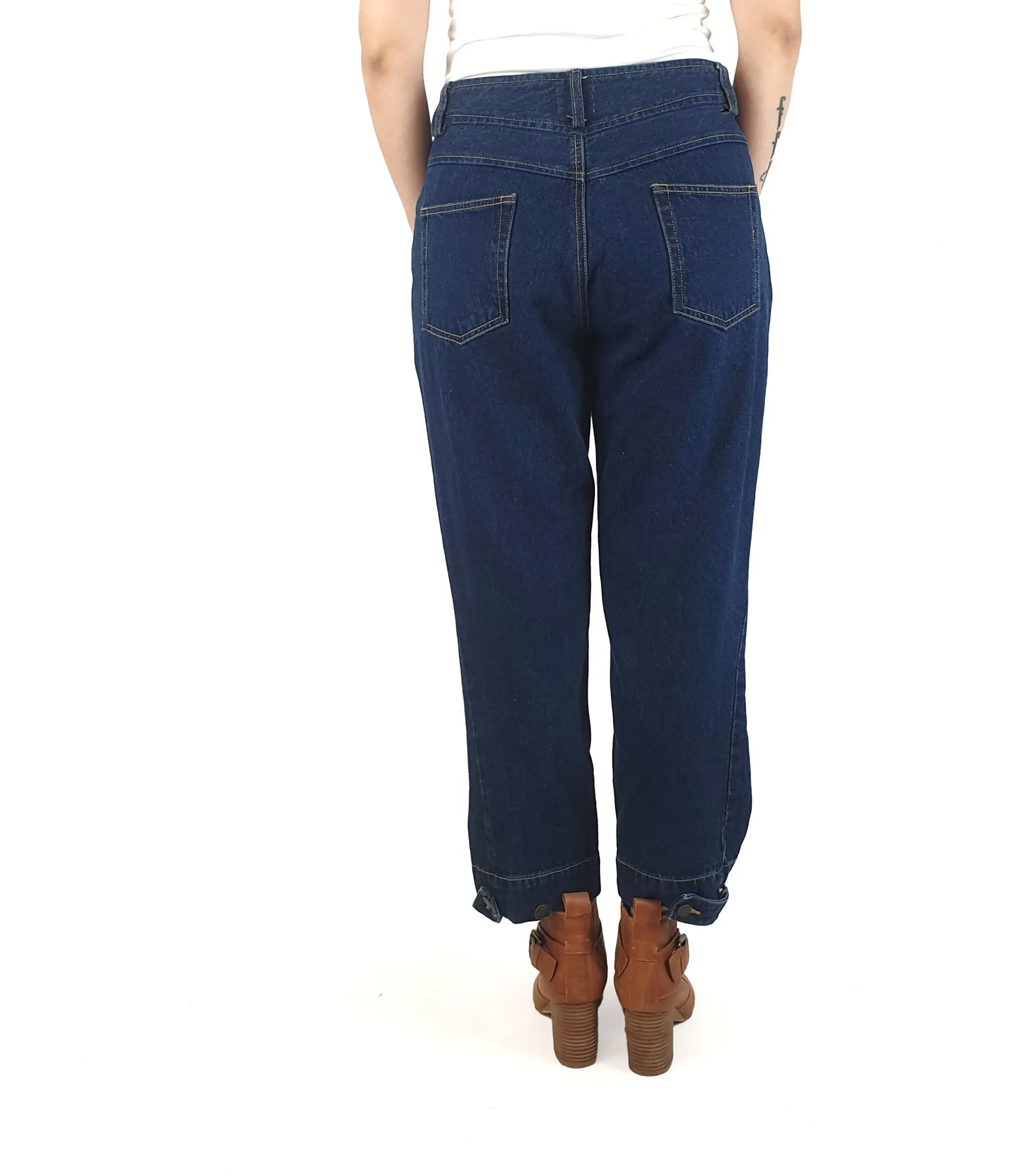 Morrison dark blue denim jeans size 2, best fits AU10