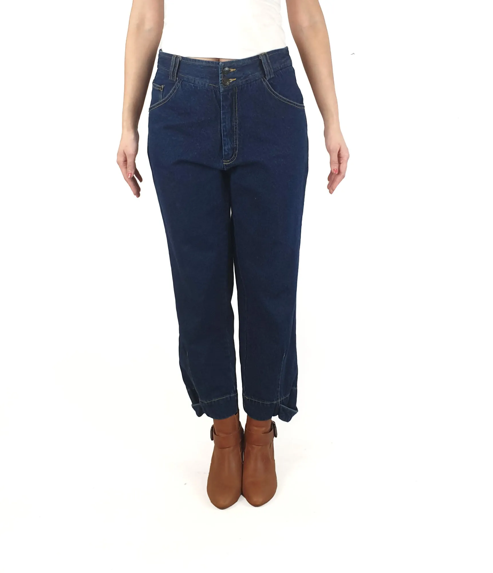 Morrison dark blue denim jeans size 2, best fits AU10
