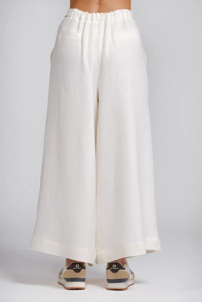 Natural hemp trousers