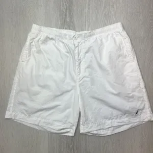 Nautica Explore Mens Loose Fit White Shorts Size Large