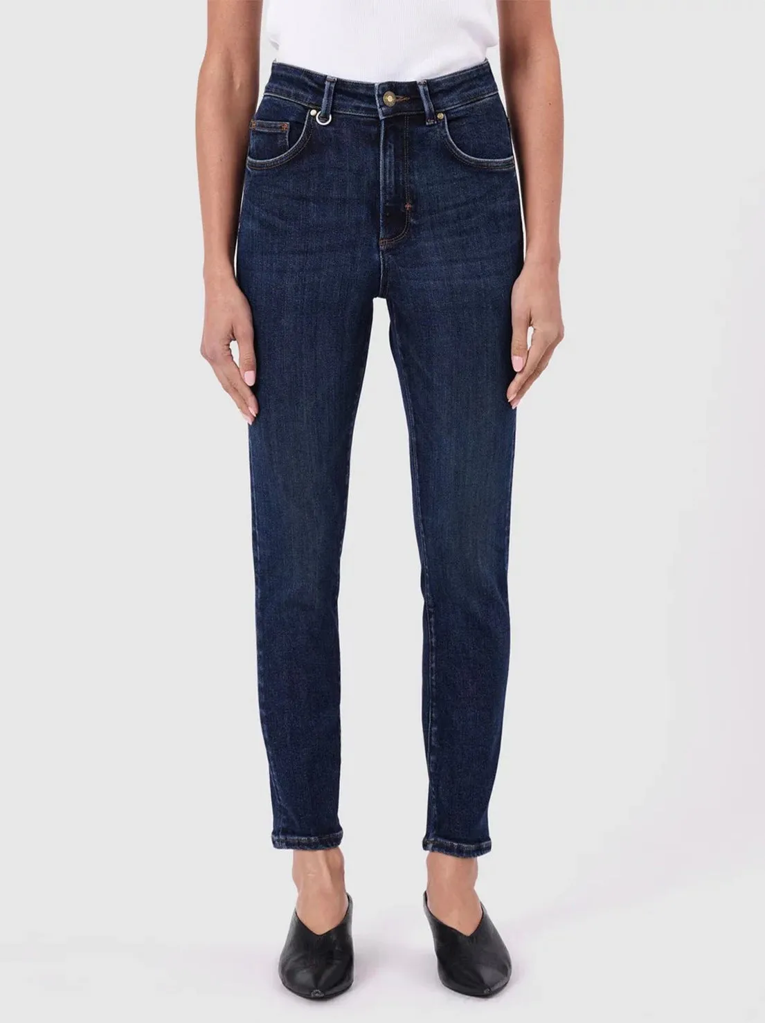 Neuw - Lola Mom Jean After Midnight - Dark Vintage Indigo