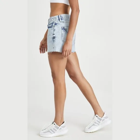 NWT FRAME Le Simone Raw Shorts