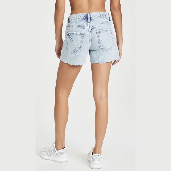 NWT FRAME Le Simone Raw Shorts