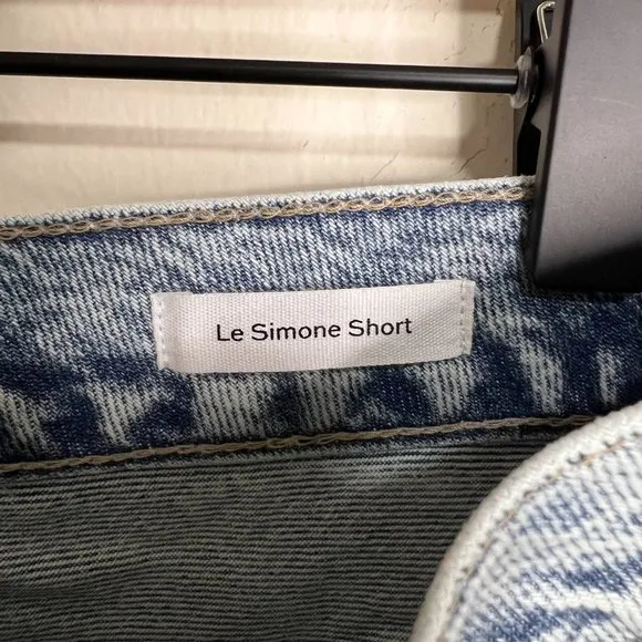 NWT FRAME Le Simone Raw Shorts