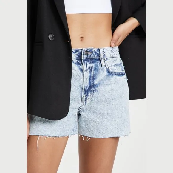 NWT FRAME Le Simone Raw Shorts