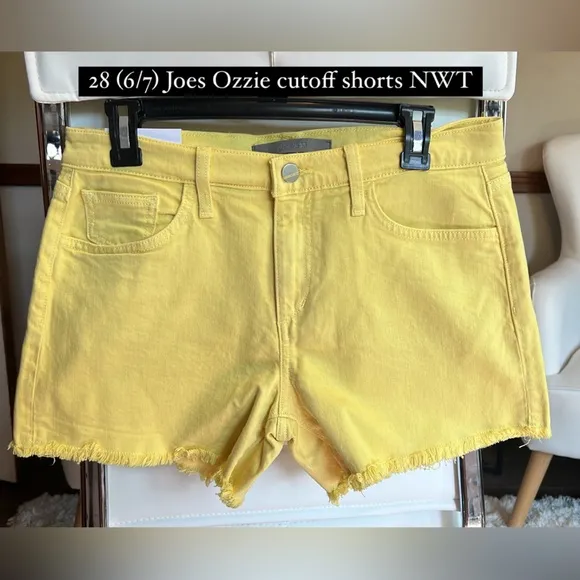 NWT Joes Ozzie Cutoff Denim shorts womens size 28 (6/7) 2 pairs