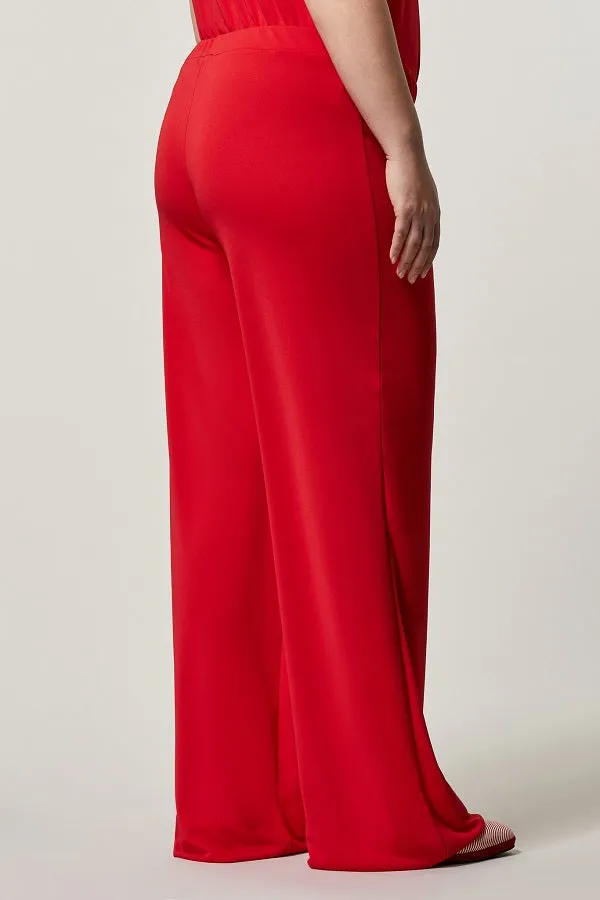 OLIVO INTERLOCK JERSEY TROUSERS