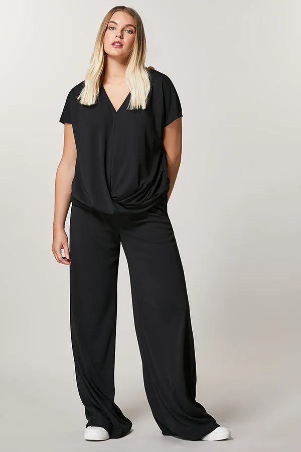 OLIVO INTERLOCK JERSEY TROUSERS