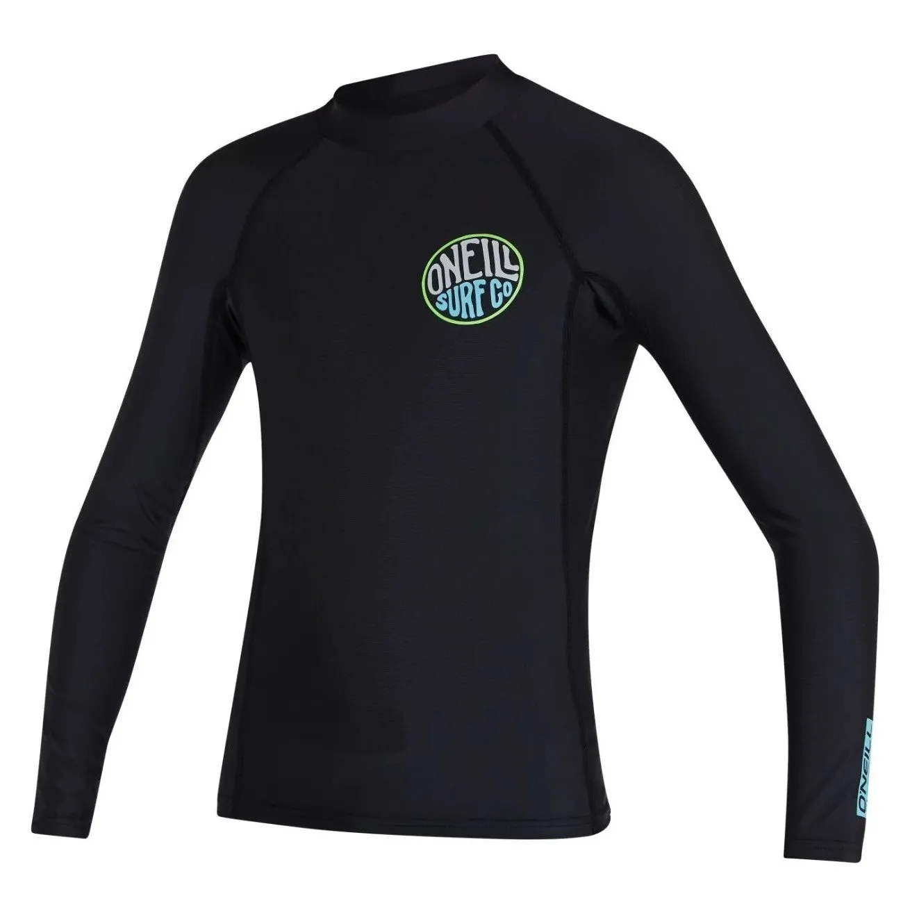 O'NEILL BOYS REACTOR UV LONG SLEEVE RASH VEST BLACK