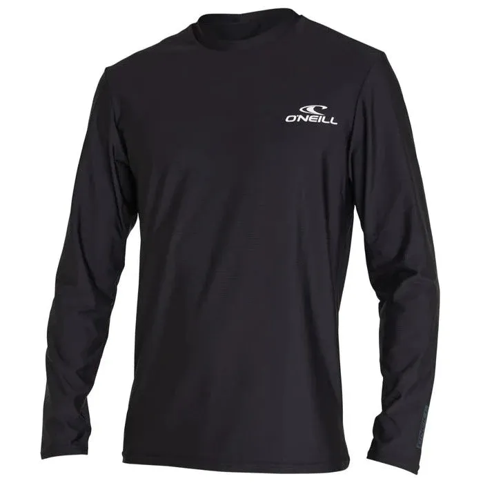 O'NEILL REACTOR UV LONG SLEEVE TEE BLACK
