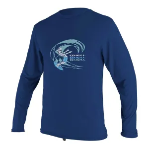 O'Neill Toddler Boys O'Zone Long Sleeve Sun Shirt  - Navy