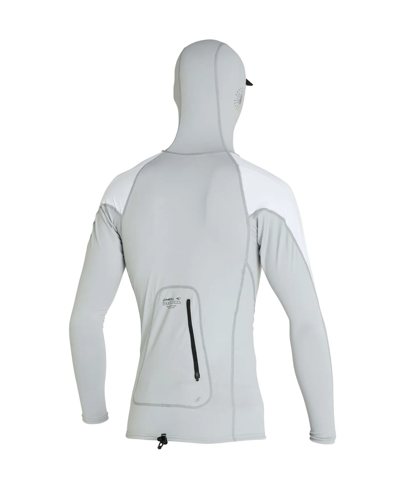 O'NEILL TRAVLR UV LONG SLEEVE TEE COOL GREY WHITE