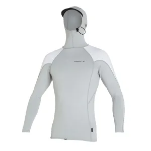 O'NEILL TRAVLR UV LONG SLEEVE TEE COOL GREY WHITE