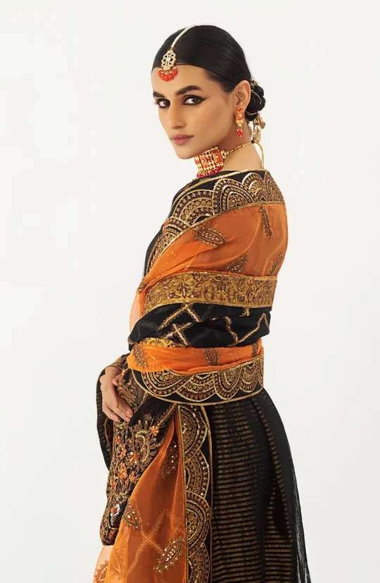 Pakistani Embroidered Dress in Kameez Trouser Style