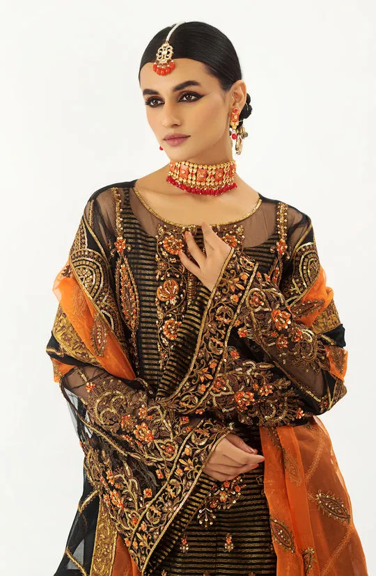 Pakistani Embroidered Dress in Kameez Trouser Style