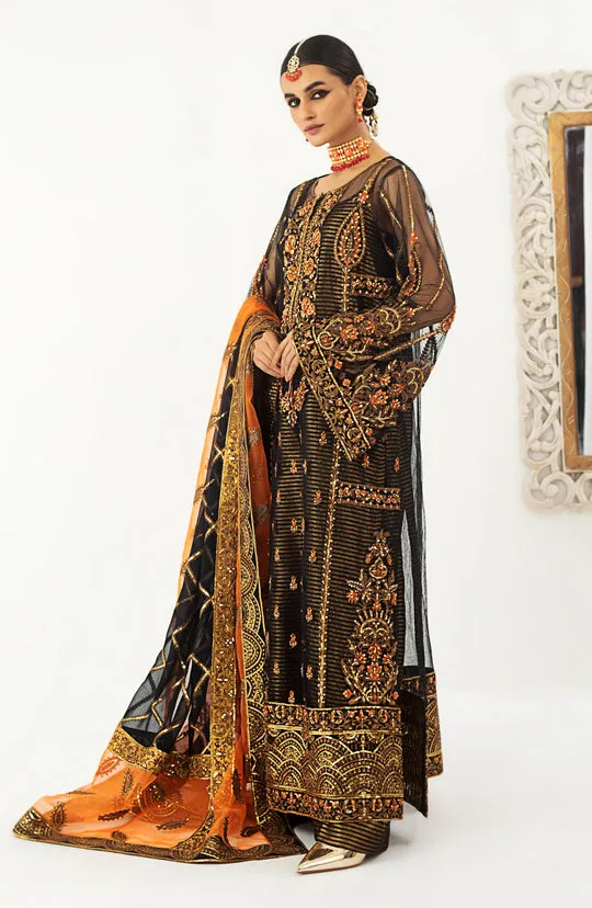 Pakistani Embroidered Dress in Kameez Trouser Style