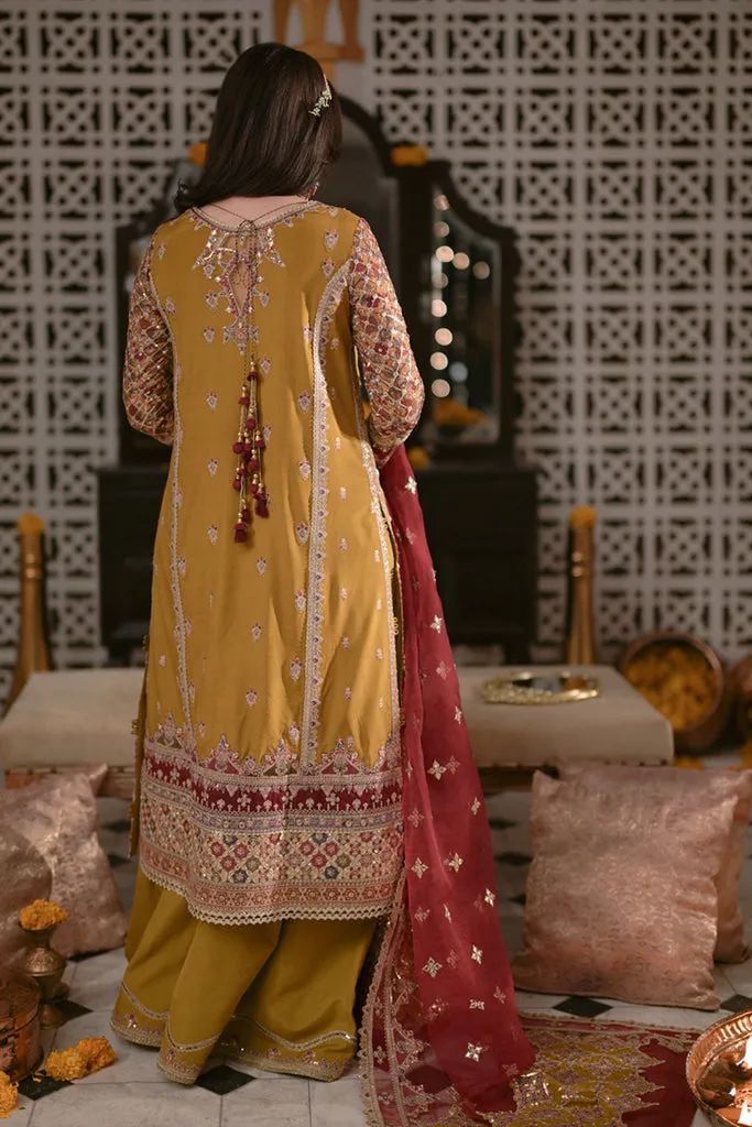 Pakistani Wedding Kameez Trouser Dupatta Mehndi Dress