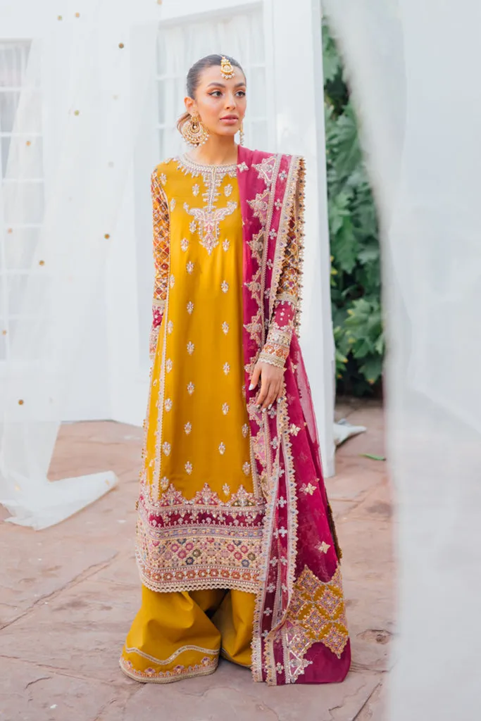 Pakistani Wedding Kameez Trouser Dupatta Mehndi Dress