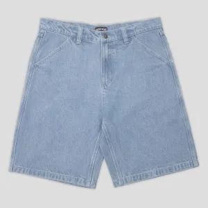 Pass~Port Workers Club Denim Shorts - Washed Light Indigo