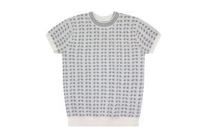 Patterned sage sweater by Klai