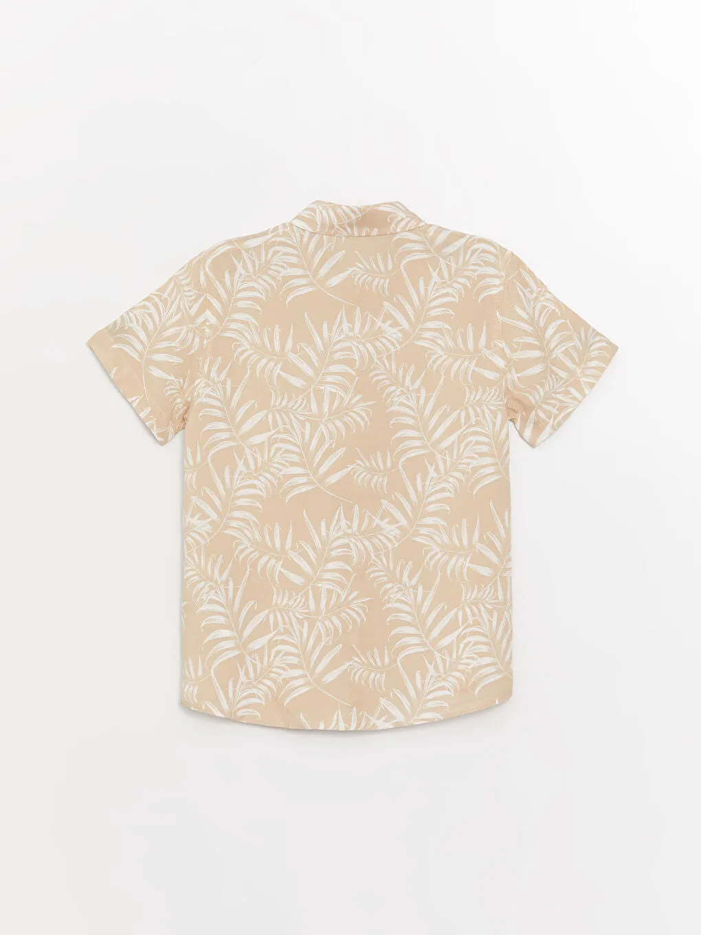 Patterned Short Sleeve Boy Shirt