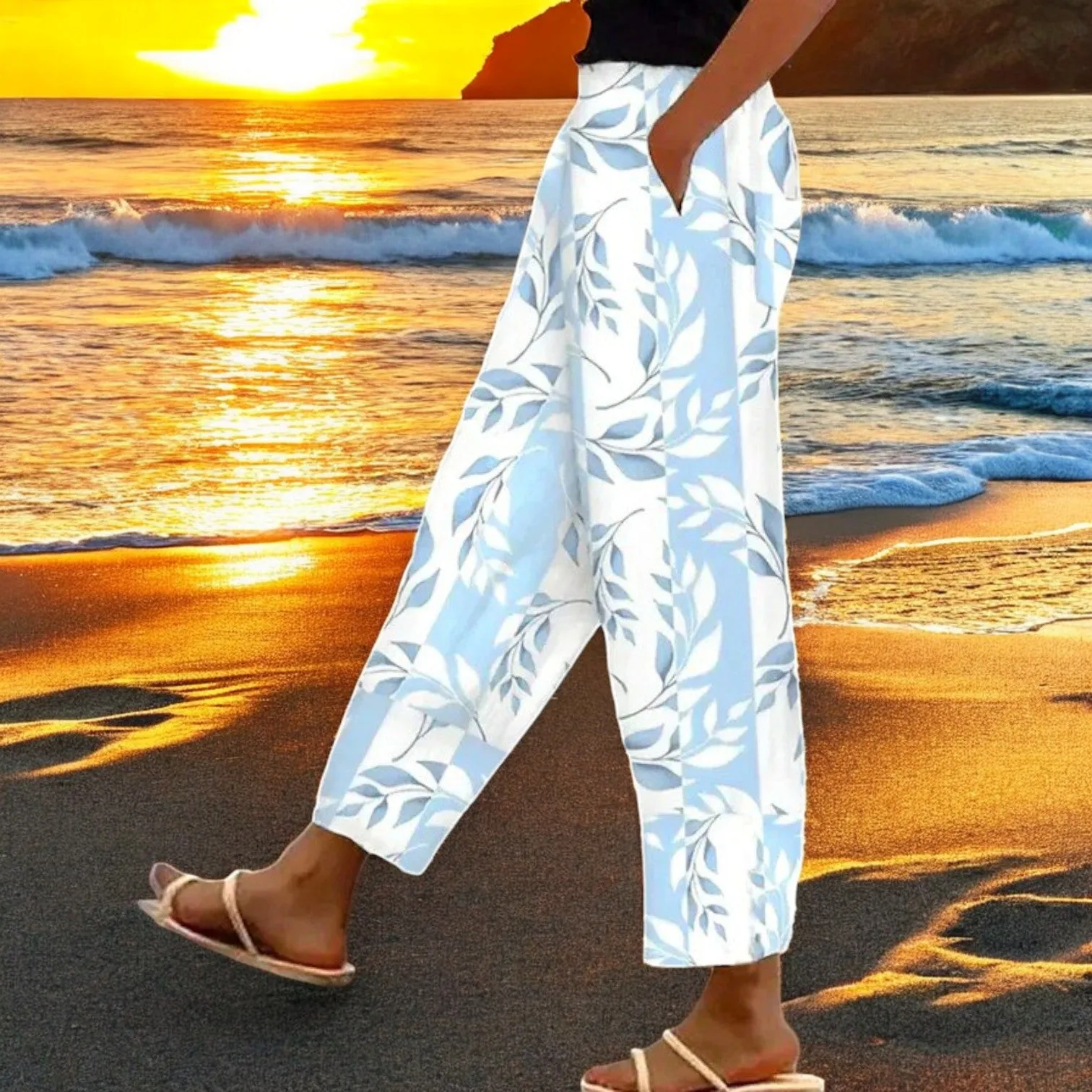 Pendi | Soft-line trousers with side pockets