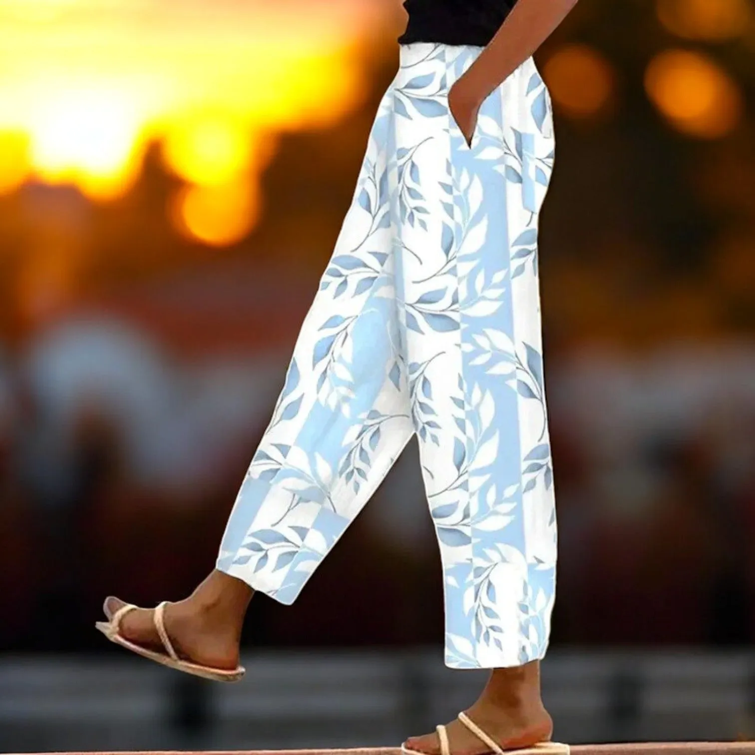 Pendi | Soft-line trousers with side pockets