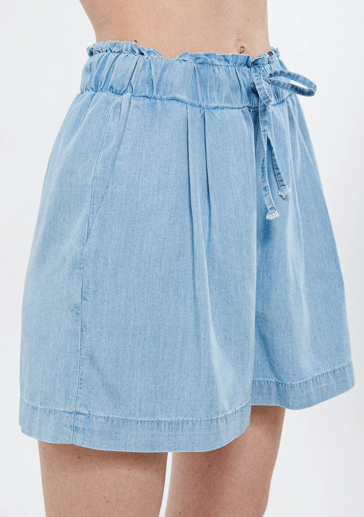 Penny Light Blue Denim Jean Shorts
