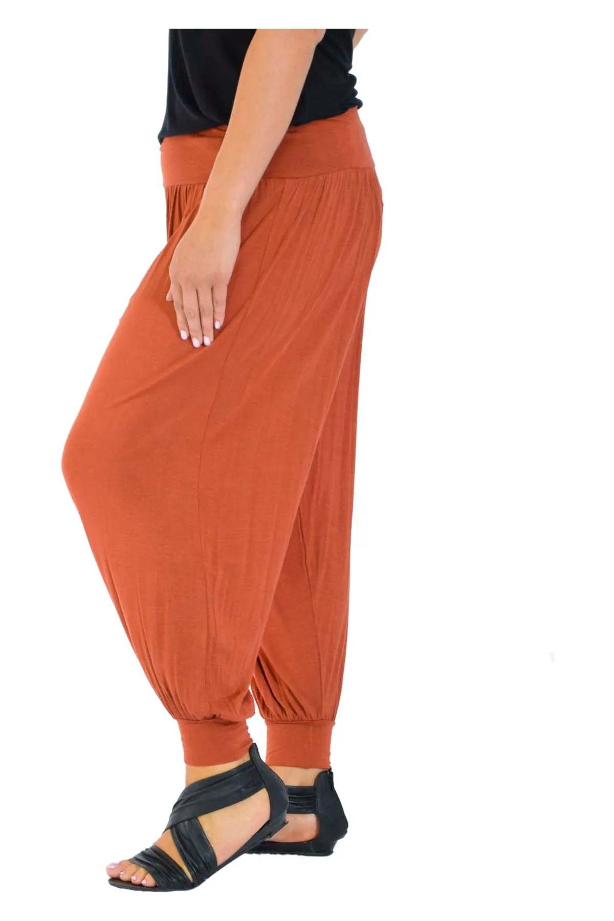 Plus Size Harem Trousers Full Length