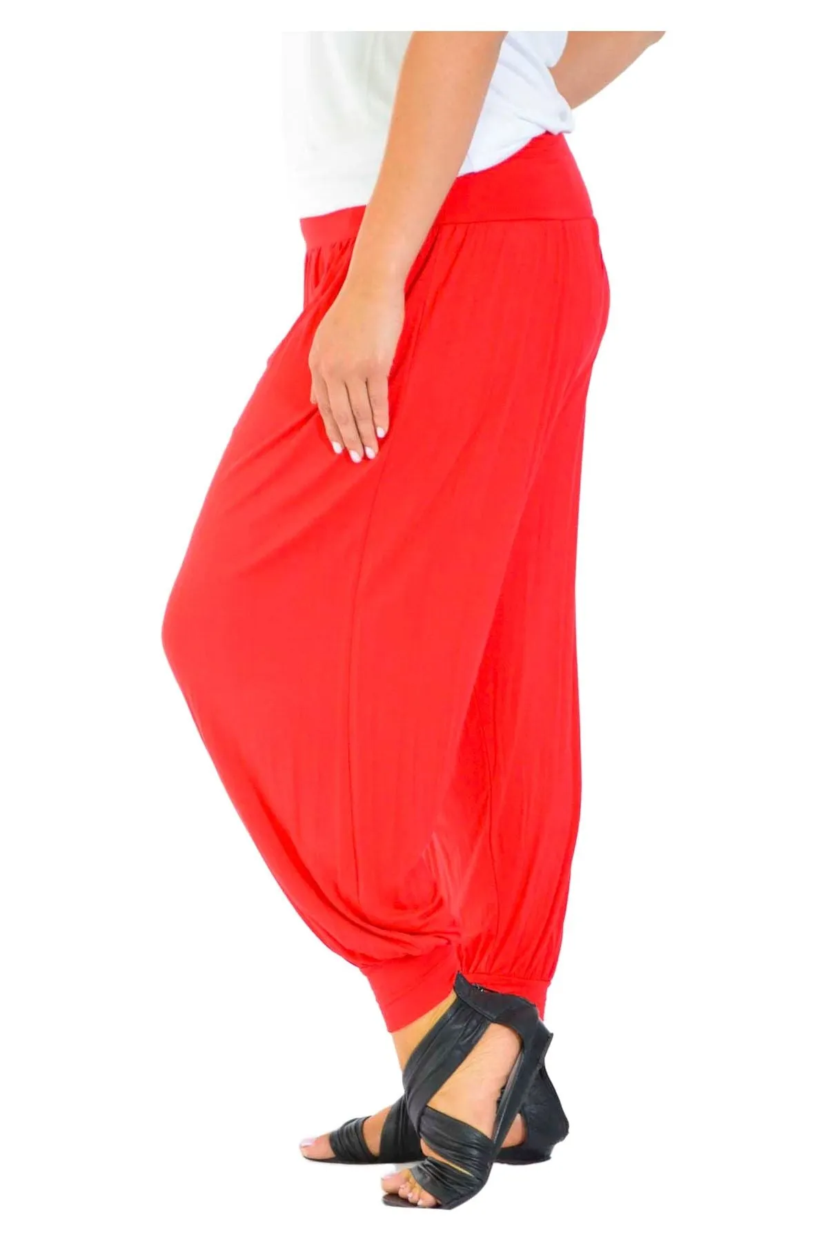 Plus Size Harem Trousers Full Length