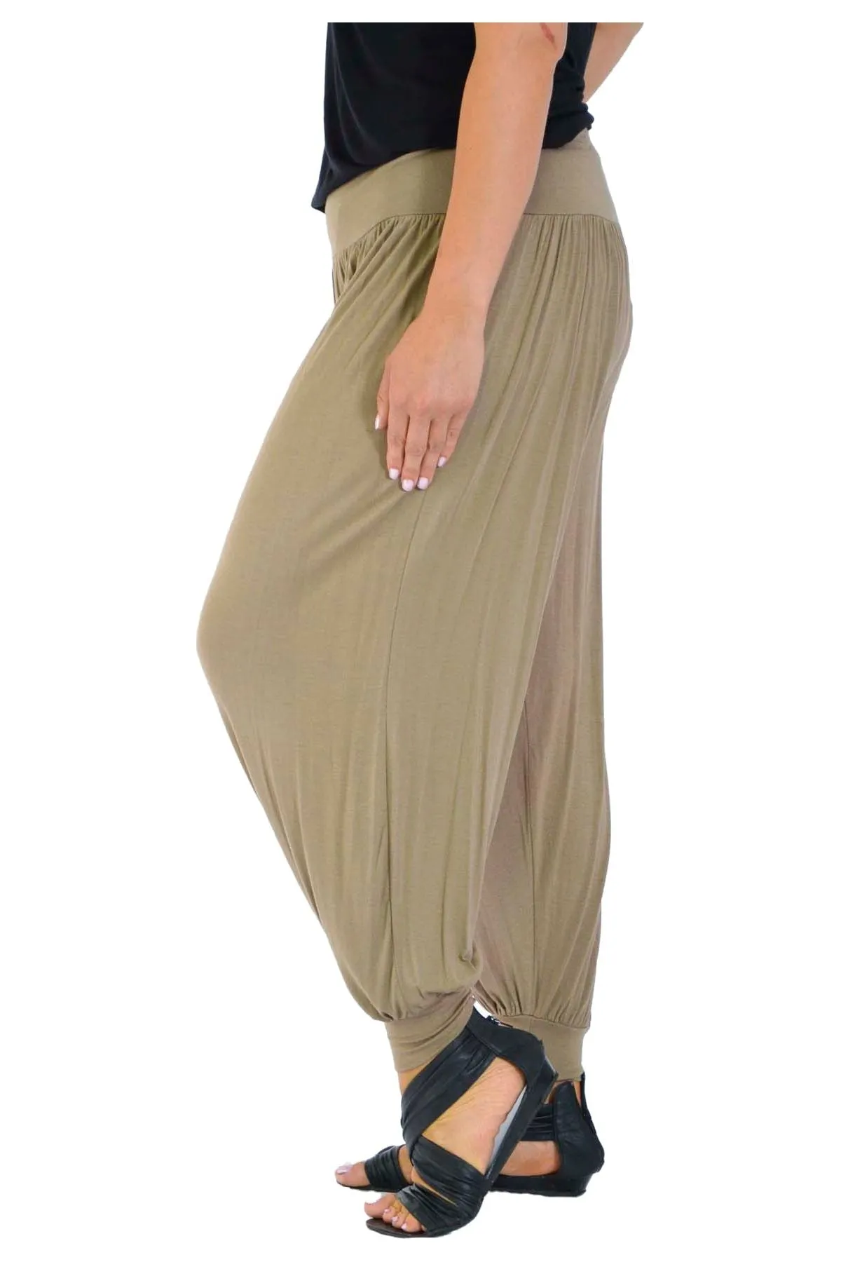 Plus Size Harem Trousers Full Length