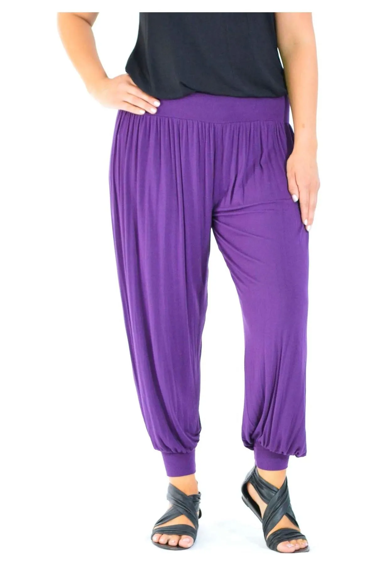 Plus Size Harem Trousers Full Length