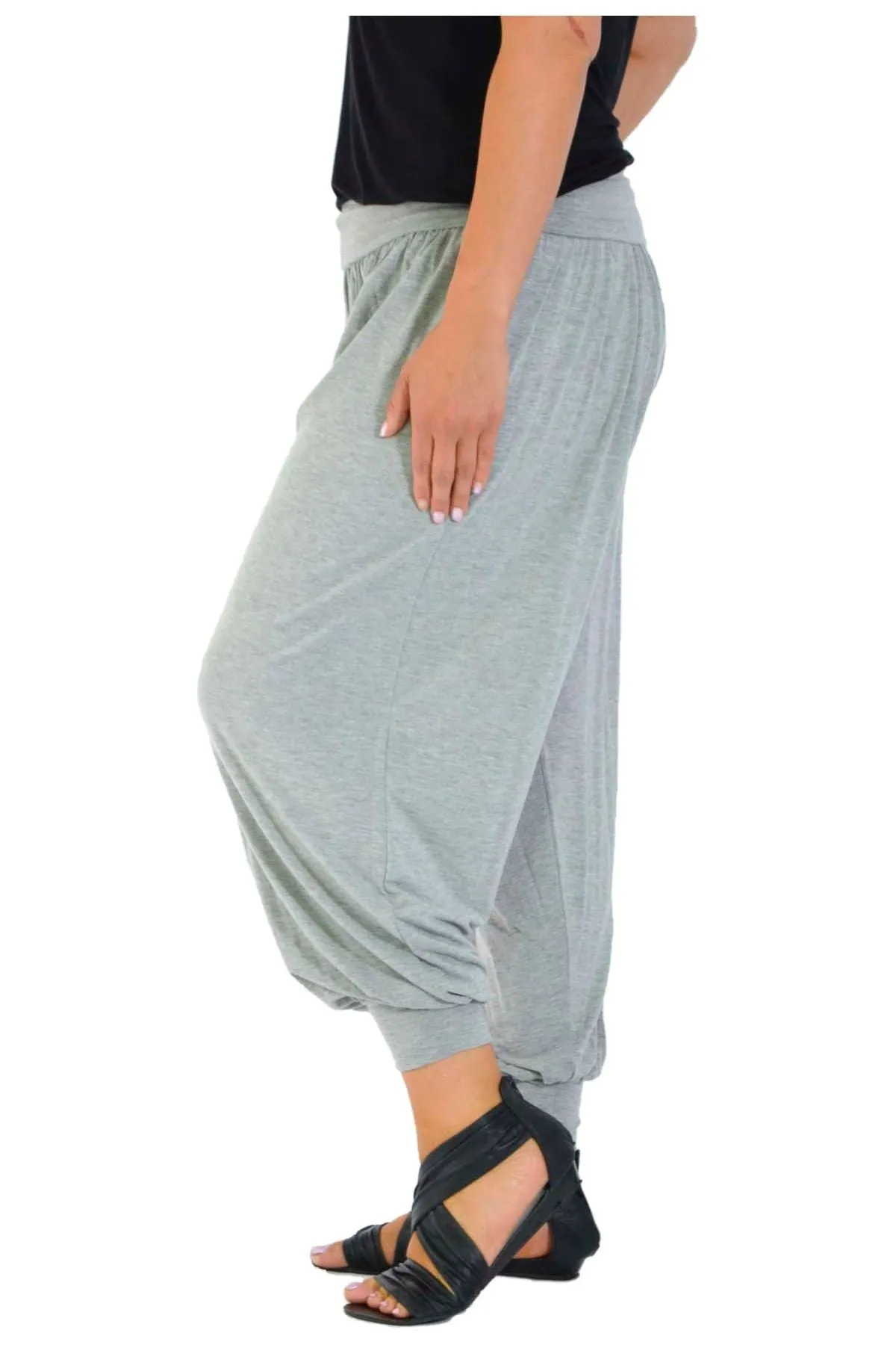 Plus Size Harem Trousers Full Length