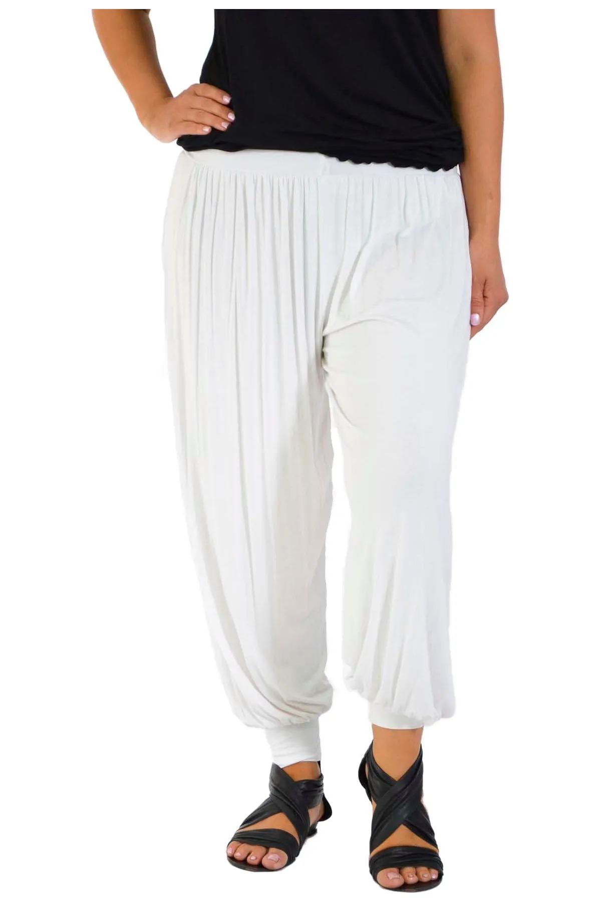 Plus Size Harem Trousers Full Length