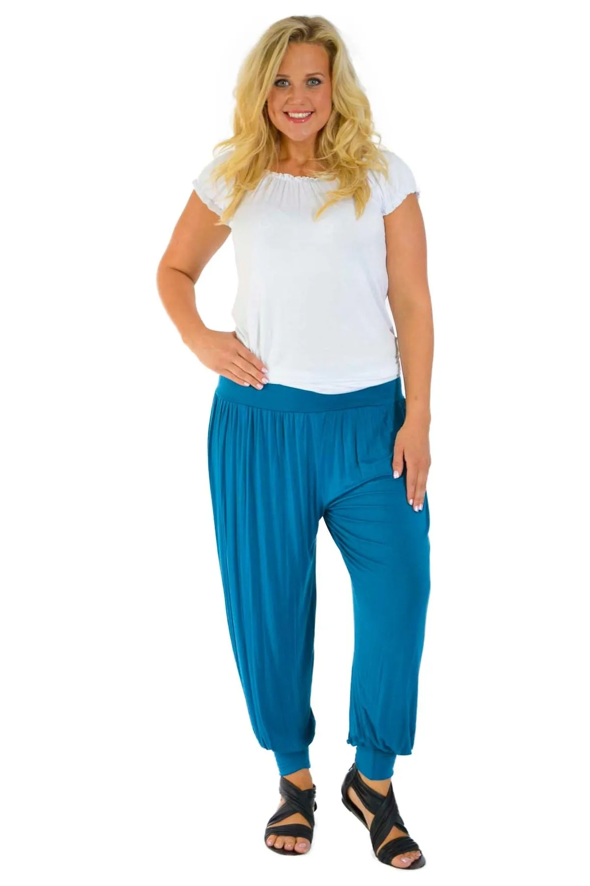 Plus Size Harem Trousers Full Length