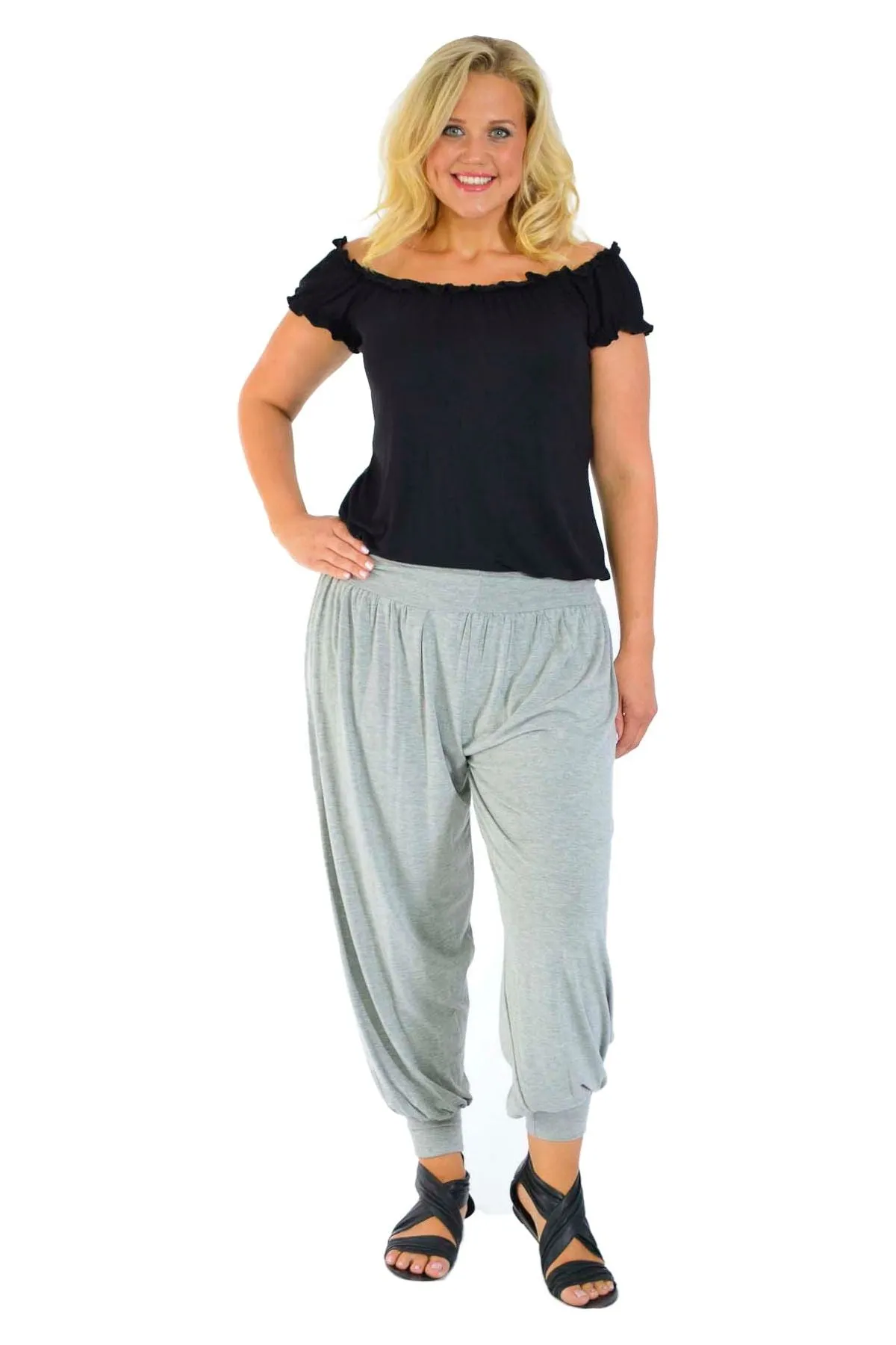Plus Size Harem Trousers Full Length