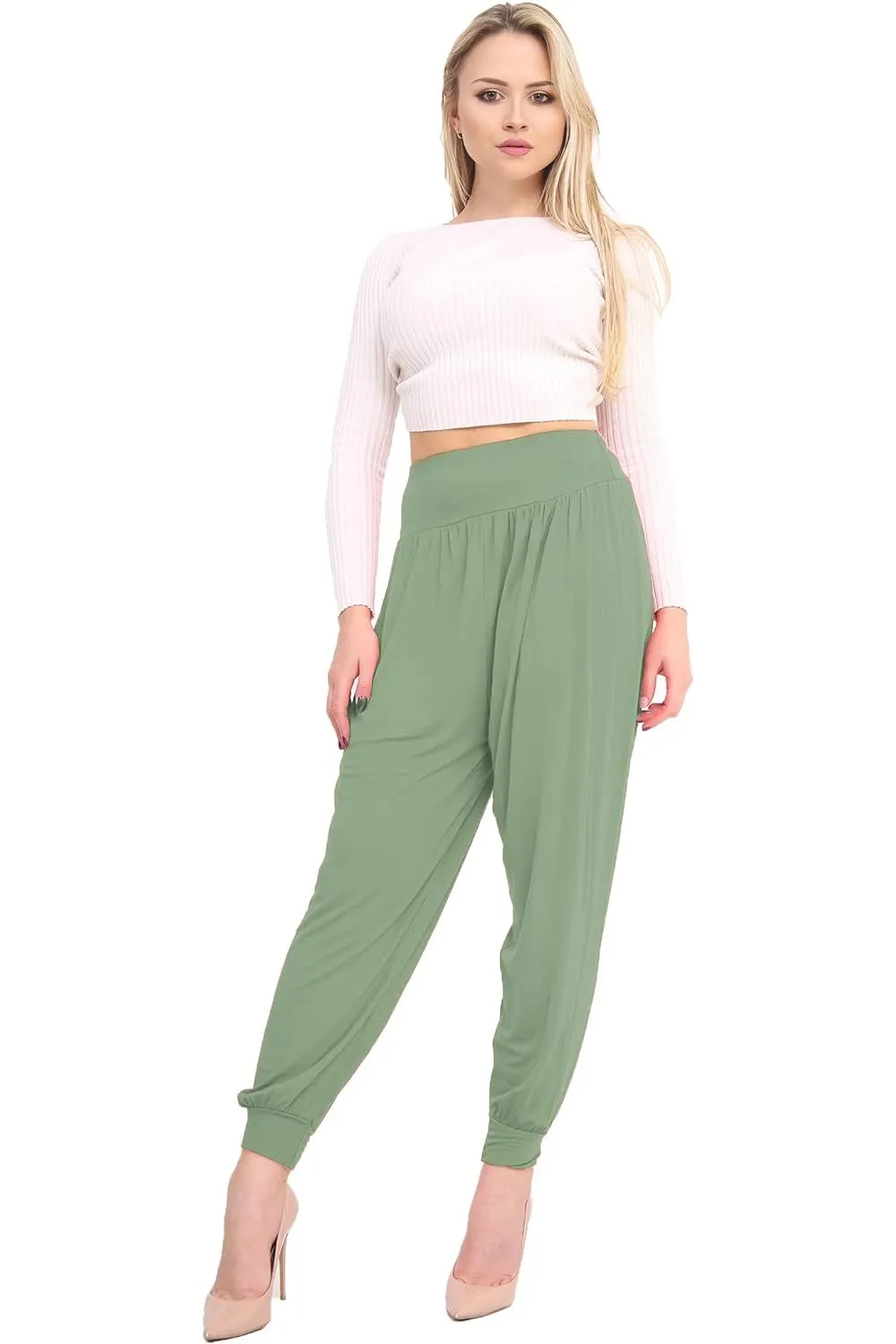 Plus Size Harem Trousers Full Length