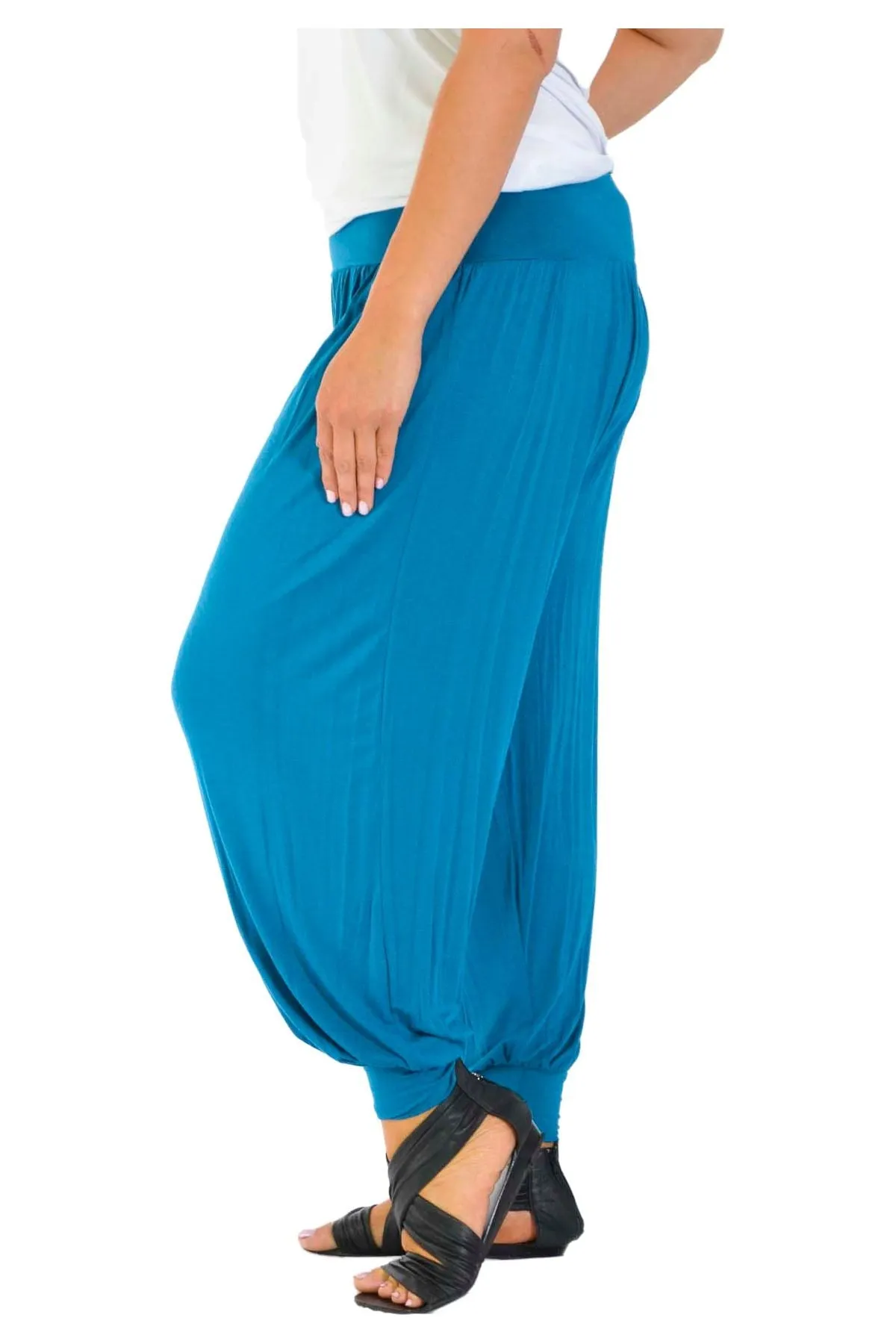 Plus Size Harem Trousers Full Length