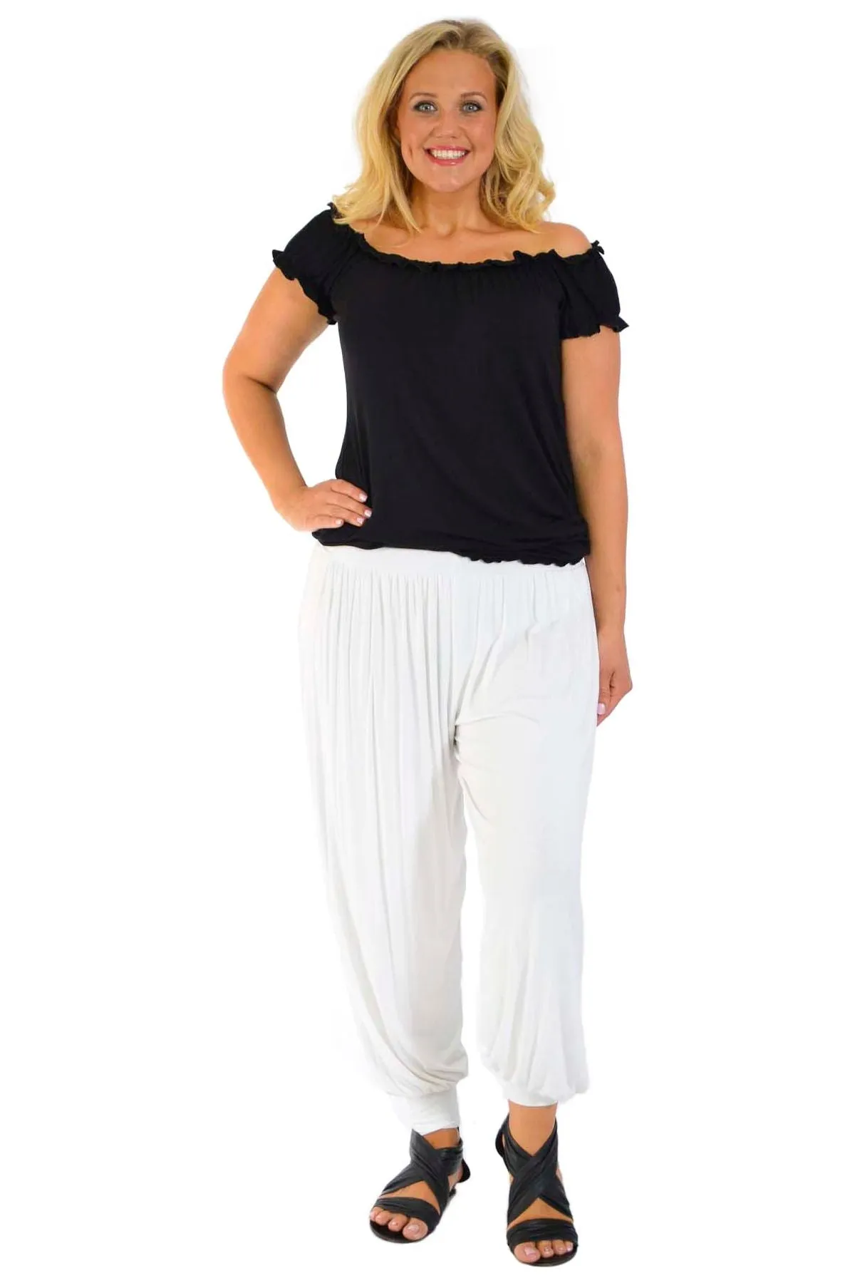 Plus Size Harem Trousers Full Length