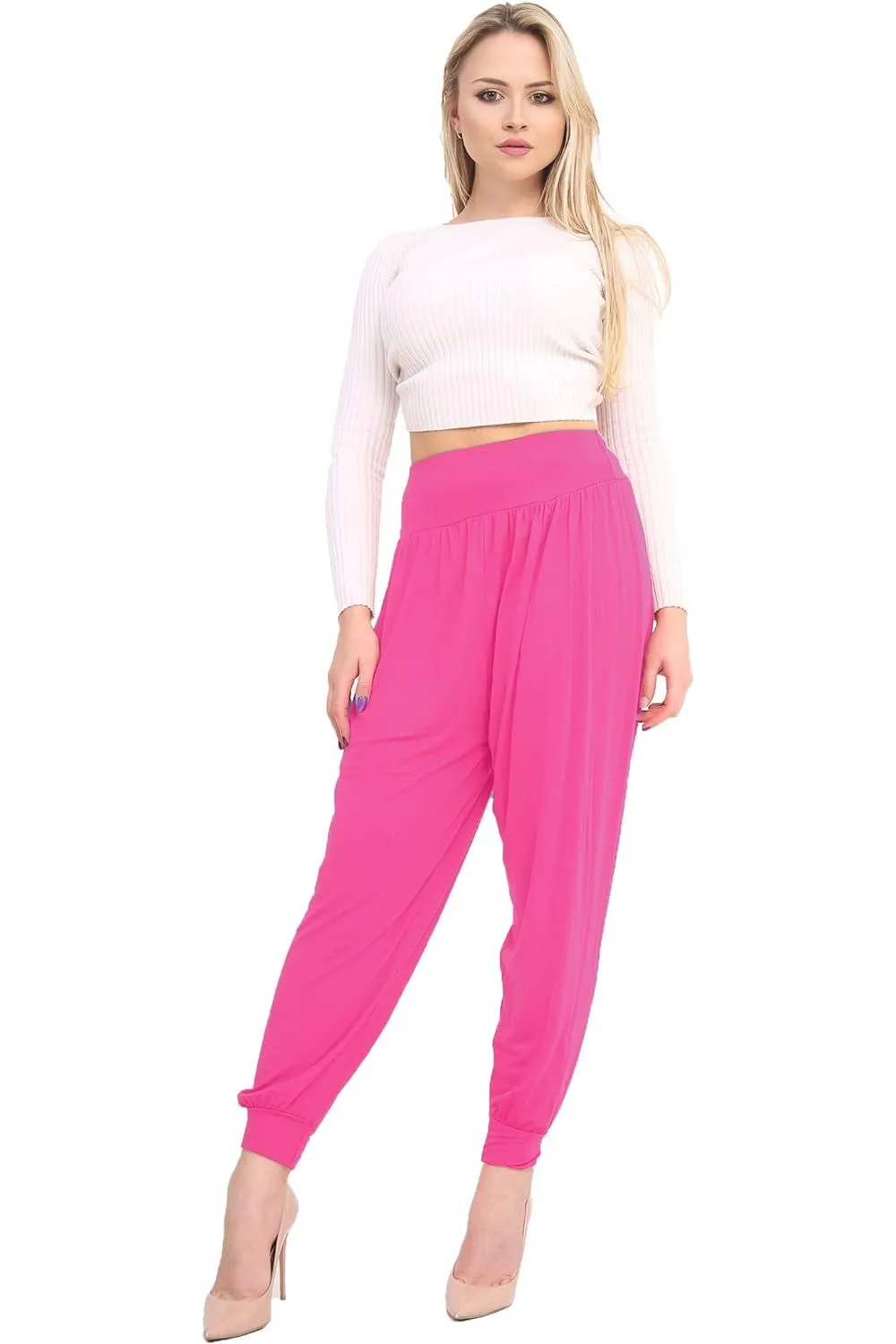 Plus Size Harem Trousers Full Length