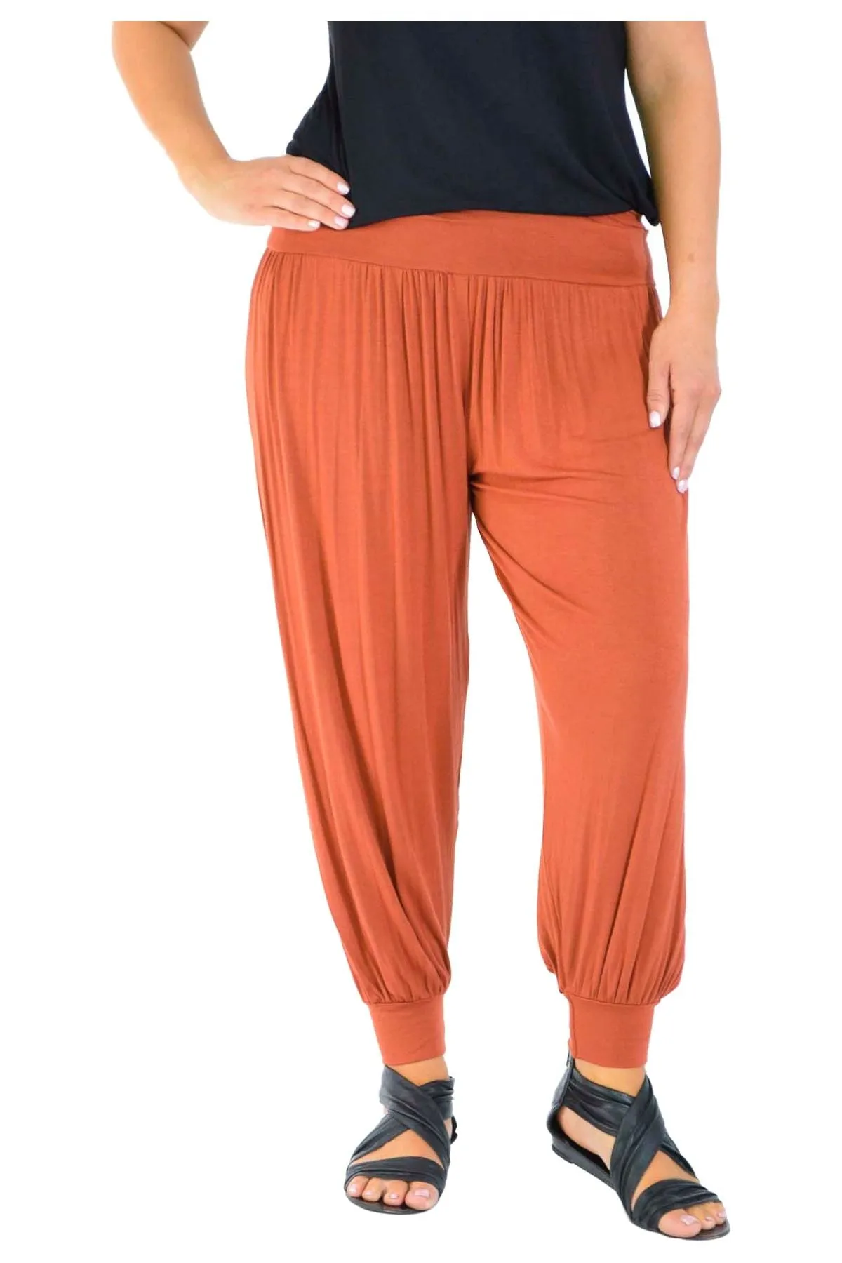 Plus Size Harem Trousers Full Length