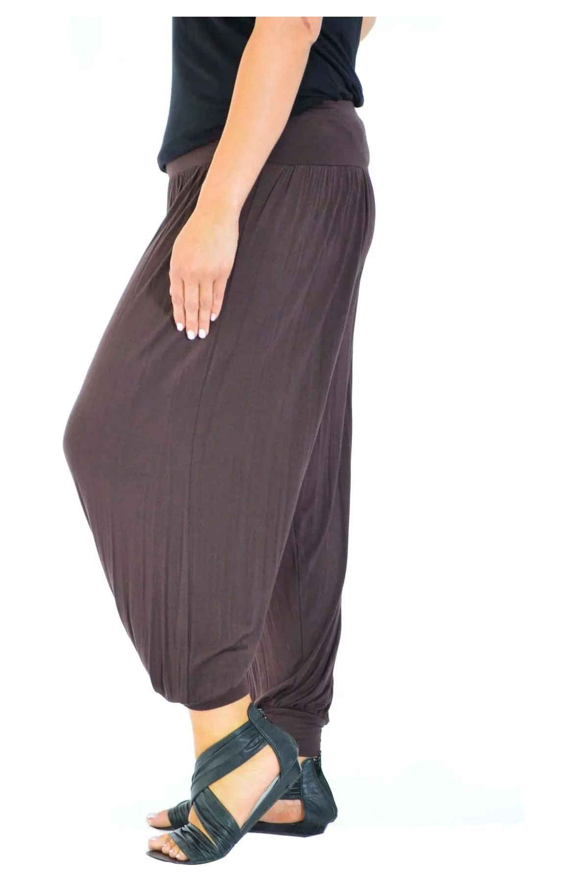 Plus Size Harem Trousers Full Length