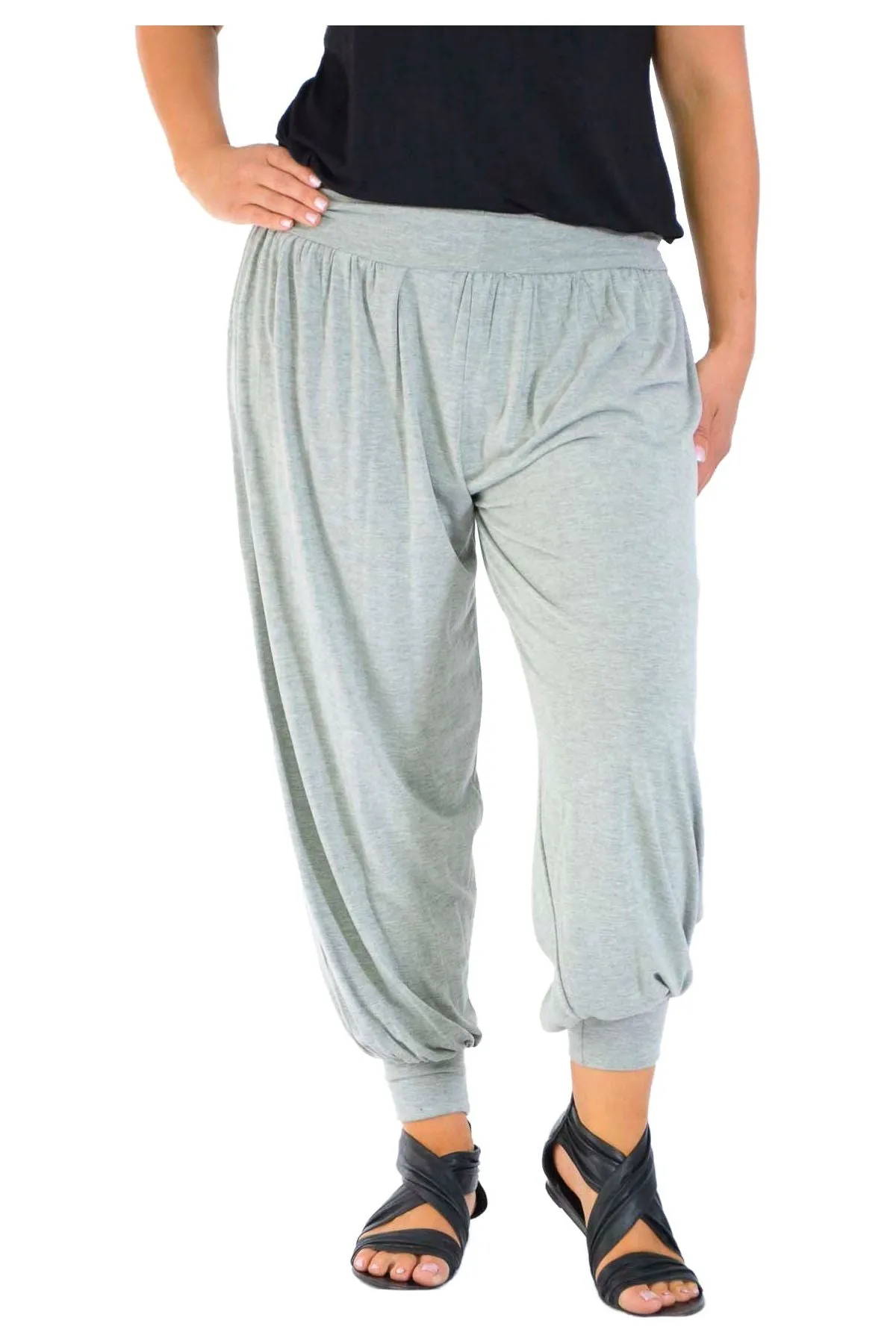 Plus Size Harem Trousers Full Length