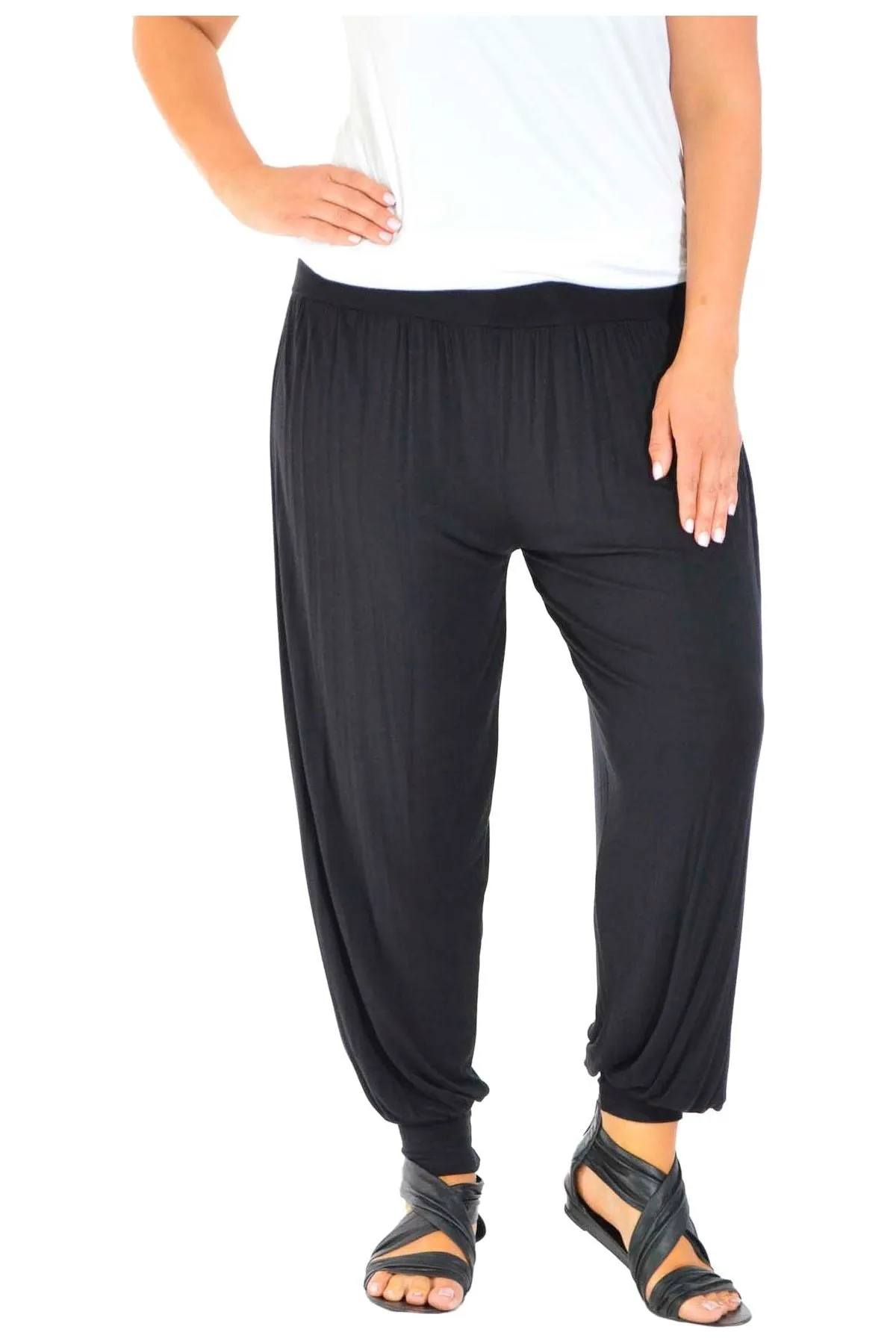 Plus Size Harem Trousers Full Length