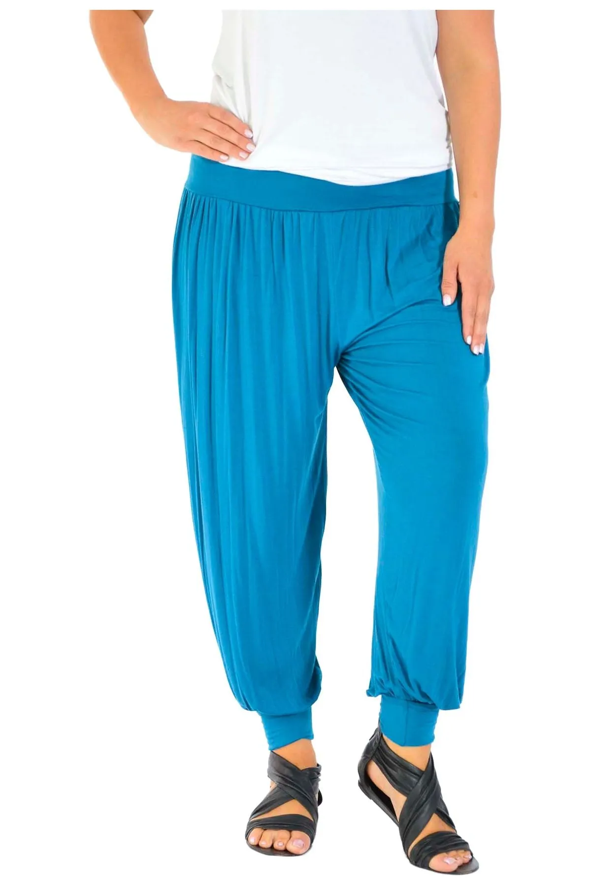 Plus Size Harem Trousers Full Length